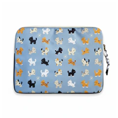 Funda Notebook Impermeable y Acolchonada Gatitos Celeste Espacial en internet