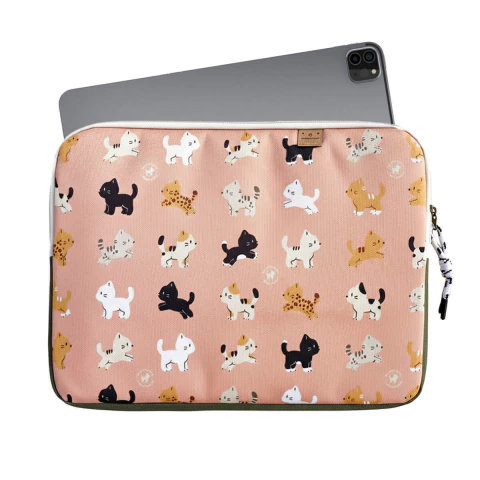 Funda 13 Pulgadas (Para Ipad y Tablet Grandes) Gatitos Rosa - comprar online
