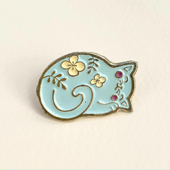Pin Gato Aqua