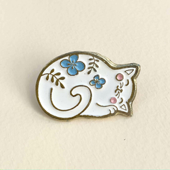 Pin Gato Blanco
