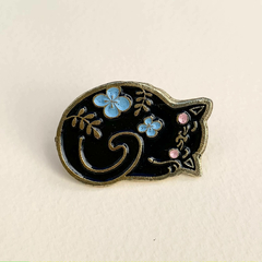 Pin Gato Negro