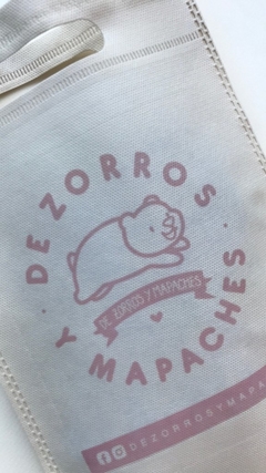 Cartuchera Neceser Sobre Camping Azul - De Zorros y Mapaches