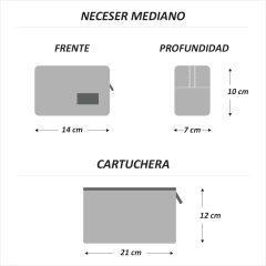 Pack Techie x5u (1 Funda + 3 necesers + 1 bolsa de tela) - comprar online