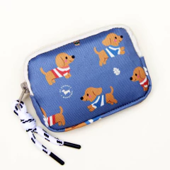Petite Neceser Perro Azul (cables, mouse, monedero) - comprar online