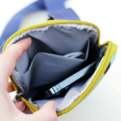 Carterita Portacelular Pola Blue - tienda online