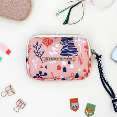 Petite Neceser Salmón (cables, mouse, monedero)