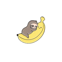 Pin Perezoso Banana - comprar online
