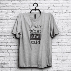 Remera She said #VRYDFFCLT - comprar online