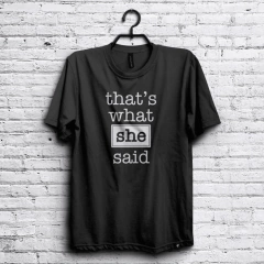 Remera She said #VRYDFFCLT - loja online