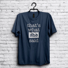 Imagem do Remera She said #VRYDFFCLT