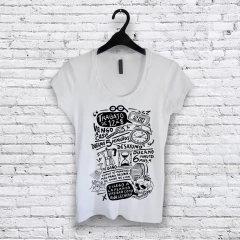 Remera entallada Trabajo #VRYDFFCLT
