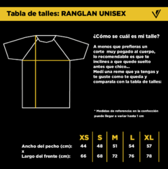 Ranglan Unisex con estampado a elección (de los que están disponibles en la sección Unisex) #VRYDFFCLT en internet