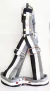 ARNÉS AJUSTABLE NYLON RAYADO (TALLE M)
