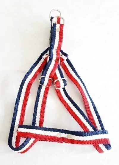 ARNÉS AJUSTABLE NYLON RAYADO (TALLE M) - comprar online