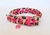 COLLAR DE NYLON SUBLIMADO ANIMAL PRINT CORAZONES (MEDIANO)
