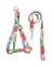 CONJUNTO ARNES Y CORREA REGULABLE SUBLIMADO FRUTAS (TALLE S)