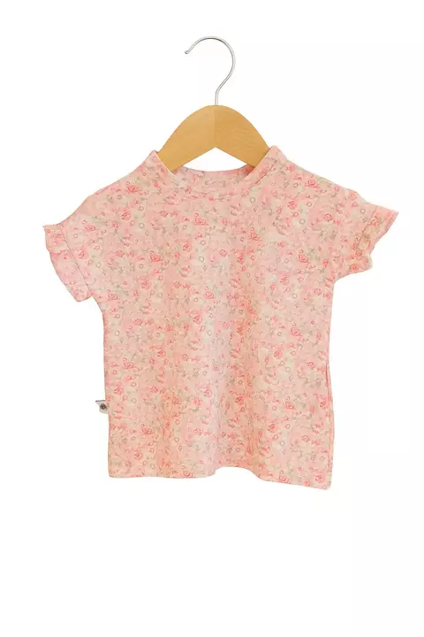 Remera con mangas y voladitos - comprar online