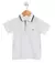 Remera Polito blanco combinada en cuello en internet