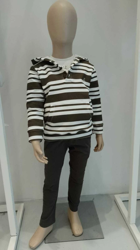 Buzo Elias frisa rayada - comprar online