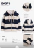 Campera GASPI frisa rayada