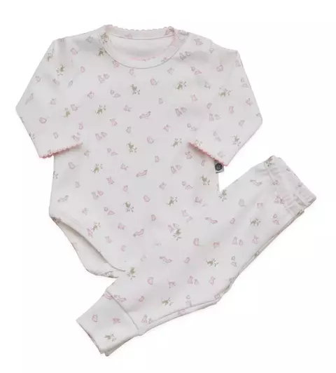 Conjunto Body+pantaloncito "conejitas rosas" - comprar online