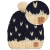 Gorro Pompón Tejido Azul - comprar online