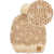Gorro Pompón Tejido Crudo - comprar online