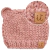 Gorro Orejitas Tejido Rosa - comprar online