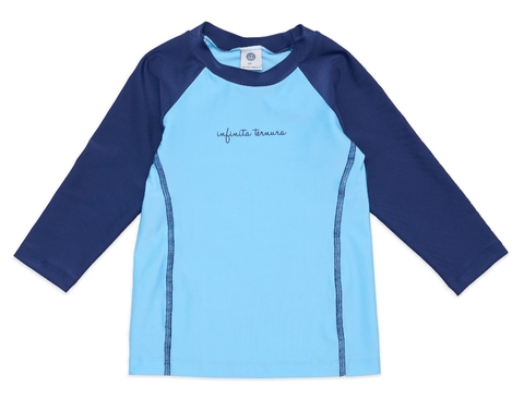 Remera UV lisa combinada