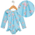 Traje de baño Paulina aqua - comprar online