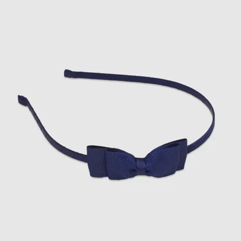Vincha moño chico gros azul