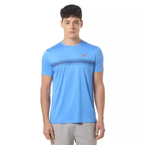 Remera Babolat Strike Celeste