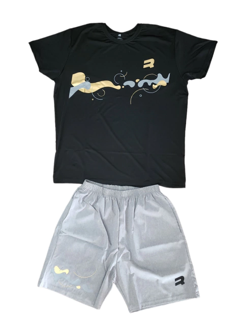 Conjunto Royal Padel Oficial Berlin Negro Gris Paddle