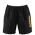 Short Royal Padel California Negro Dorado Paddle - comprar online