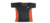 Remera Vince Padel Negra con Naranja - comprar online