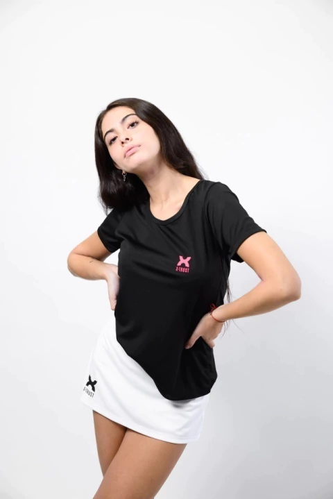 Remera X-trust Dama Buenos Aires Dryfit Negra - comprar online