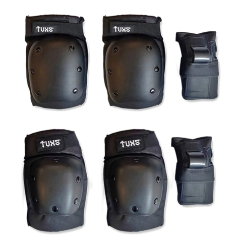 Set de Protecciones Tuxs Pro Model Rodillera, Codera y Muñequera