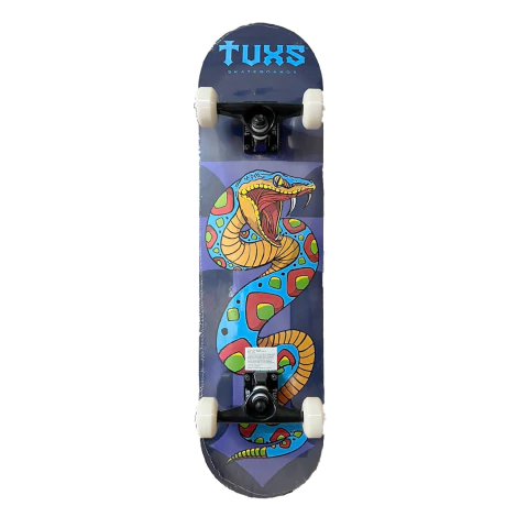 Skate Completo Tuxs Profesional Maple Ruedas de Uretano Serpiente - comprar online