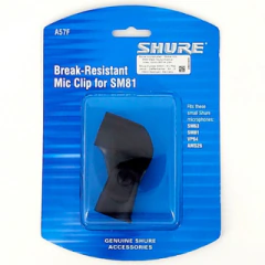 Shure A57F Pinza para micrófono con diámetro de 20 mm - A57F modelo Shure - Montaje de micrófonos preciso y seguro - Resistente y fácil de usar. en internet