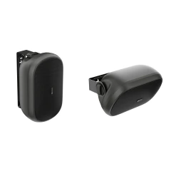 KRAMER AW-8D Altavoz Dante de 8 pulgadas, 2 vias, para montaje en pared, con alimentacion PoE, color negro