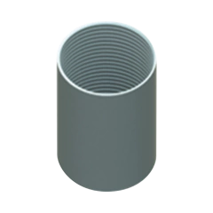 CATUSA Cople 1 1/4" (32mm) pared gruesa con rosca galvanizado etiqueta amarilla CATU-3825