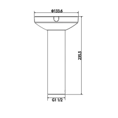DAHUA PFB300C - Montaje de techo para camaras PTZ DAHUA SD65 / SD69 / SD6A Y SAXXON SD4925 / SD5925PRO / SD5940TM - buy online