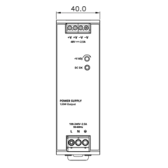 DAHUA DRL-48V120W1AAD - Fuente de Alimentación de 48 VDC/2.5 Ampers/ Instalación Sobre Riel Din/ para Switch PFS4210-8GT-DP - buy online
