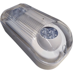 SFIRE Luminaria de Emergencia LED Impermeable / Versión CL para Clima Frío (-20°C) / Montaje Pared y Techo / 630 lm MOD: SF-WM8BW - comprar en línea