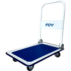 SURTEK Carro Plataforma Plegable de Acero / Capacidad 300 kg / Ruedas TPR / Mango Retráctil / Uso Doméstico e Industrial MOD: SYS-CPL-F30 - comprar en línea