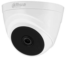 DAHUA HAC-T1A21-28 - Cámara Domo con resolución 1080p, lente de 2.8 mm y ángulo de visión de 103°, Smart IR de 20 m para mejor visión nocturna, ideal para interiores. Compatible con los formatos CVI, TVI, AHD y CVBS. #DAHQ1M - comprar en línea