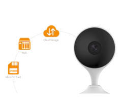 IMOU CUE 2 (IPC-C22EN) - Cámara IP WiFi de 2MP con lente de 2.8mm, audio bidireccional, AI, detección de humanos, sirena, micrófono, IR 10m, ranura MicroSD y alarma de ruido. en internet