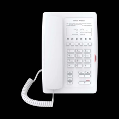 FANVIL Teléfono IP WiFi para Hotelería, profesional con 6 teclas programables para servicio rápido (Hotline), plantilla personalizable con PoE MOD: H3WW