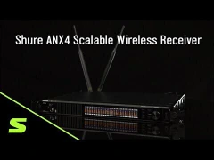 SHURE ANX4 Axient Receptor escalable wireless para sistemas ULXD - buy online