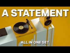PRO-JECT Colorful audio system- Satin yellow US, tornamesa - buy online